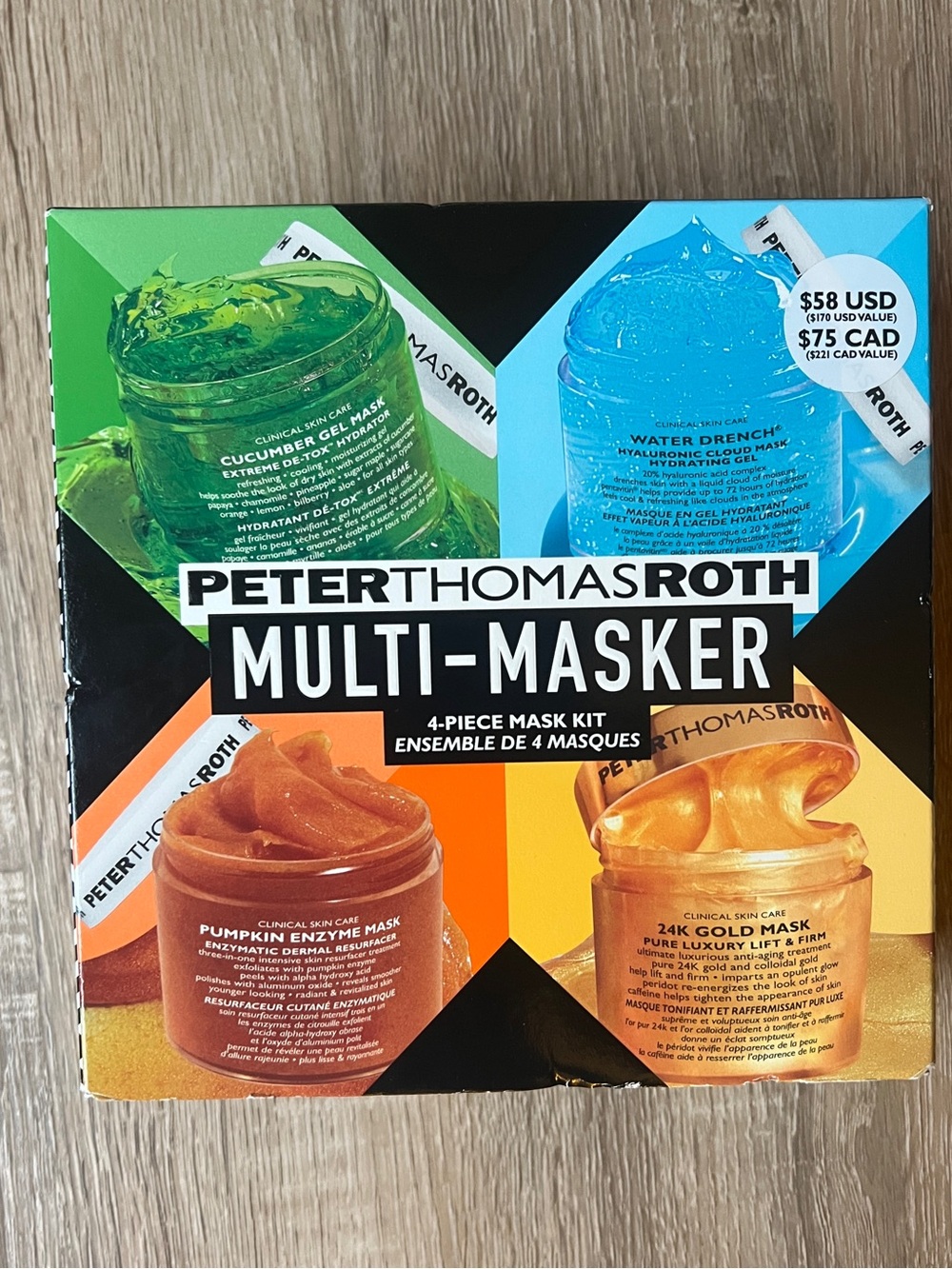 Peter Thomas Roth FAVES Multi-Masker NIB 4-Pc Mask Kit Hydrate Soothe Exfoliate - Picture 2 of 6